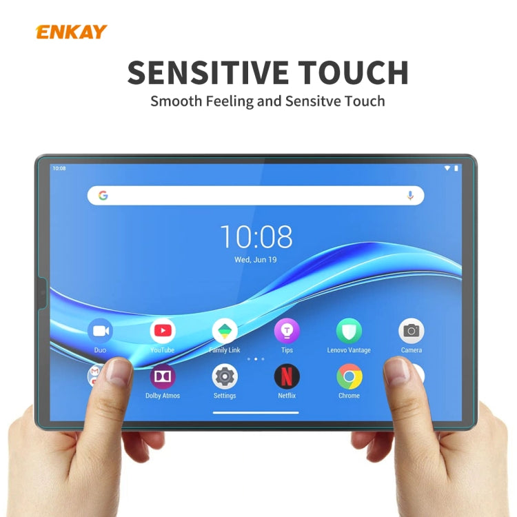 For Lenovo M10 Plus 10.3 2 PCS ENKAY Hat-Prince 0.33mm 9H Surface Hardness 2.5D Explosion-proof Tempered Glass Screen Protector - Others by ENKAY | Online Shopping UK | buy2fix
