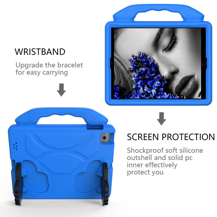 EVA Shockproof Tablet Case with Thumb Bracket For iPad 4 / 3 / 2(Blue) - iPad 4 & 3 & 2 Cases by buy2fix | Online Shopping UK | buy2fix