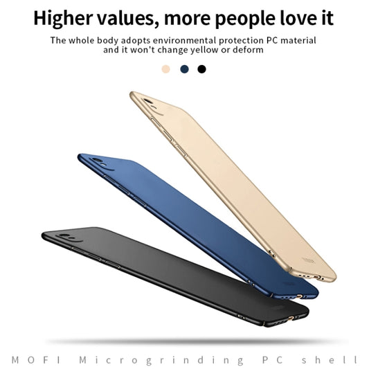 For Xiaomi Redmi 9A MOFI Frosted PC Ultra-thin Hard Case(Black) by MOFI