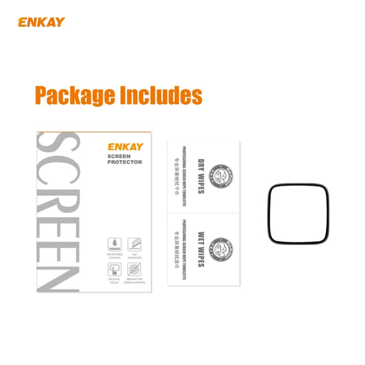 1 PCS For Fitbit Versa 3 / Fitbit Sense ENKAY Hat-Prince 3D Full Screen Soft PC Edge + PMMA HD Screen Protector Film by ENKAY