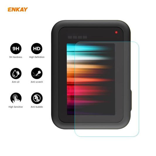 For GoPro HERO9 ENKAY Hat-Prince 3 in 1 0.2mm 9H 2.15D Protective Camera Lens and Screen Tempered Glass Film by ENKAY