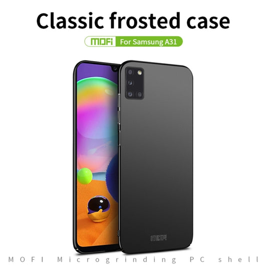 For Samsung Galaxy A31 MOFI Frosted PC Ultra-thin Hard Case(Gold) by MOFI