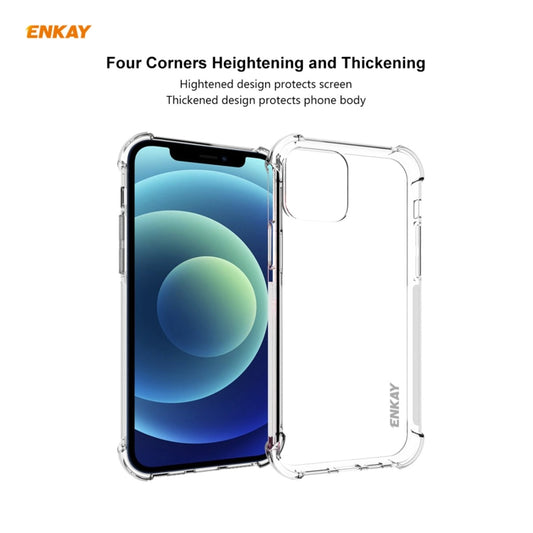 For iPhone 12 / 12 Pro Hat-Prince ENKAY ENK-PC049 Clear TPU Soft Case Shockproof Cover - iPhone 12 / 12 Pro Cases by ENKAY | Online Shopping UK | buy2fix