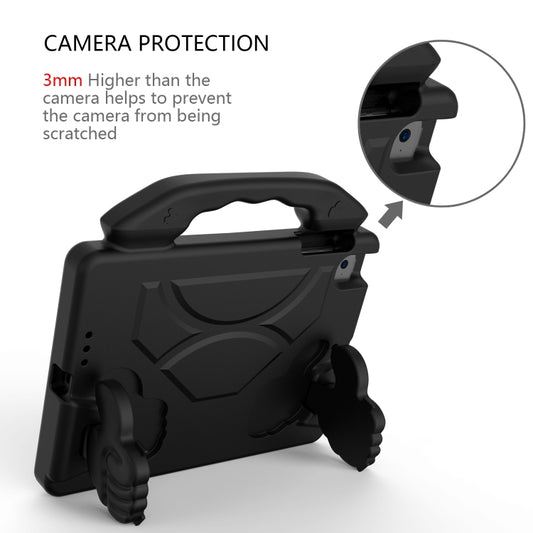 For iPad Mini 5/4/3/2/1 EVA Material Children Flat Anti Falling Cover Protective Shell With Thumb Bracket(Black) - iPad Mini 4 & 3 & 2 & 1 Cases by buy2fix | Online Shopping UK | buy2fix