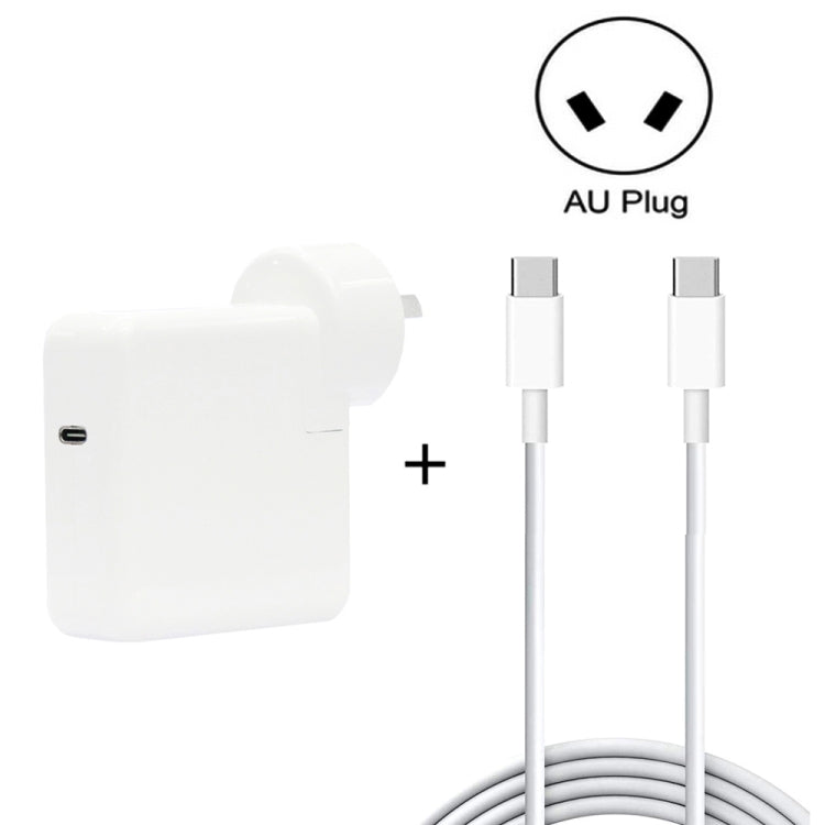 2 in 1 PD 30W USB-C / Type-C + 3A PD 3.0 USB-C / Type-C to USB-C / Type-C Fast Charge Data Cable Set, Cable Length: 2m, AU Plug - USB Charger by buy2fix | Online Shopping UK | buy2fix