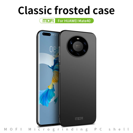 For Huawei Mate 40 MOFI Frosted PC Ultra-thin Hard Case(Black) by MOFI