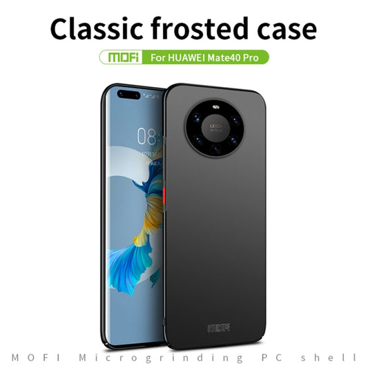 For Huawei Mate 40 Pro MOFI Frosted PC Ultra-thin Hard Case(Black) by MOFI