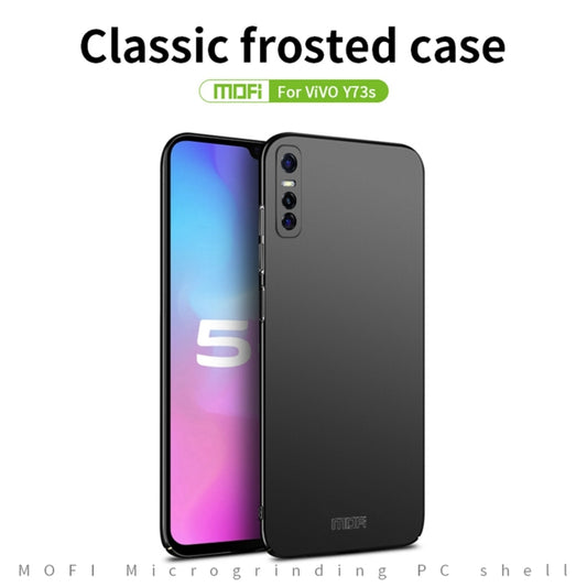 For vivo Y73s MOFI Frosted PC Ultra-thin Hard Case (Black) by MOFI