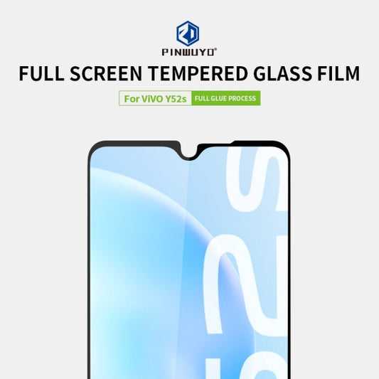 For ViVO Y52s PINWUYO 9H 2.5D Full Screen Tempered Glass Film(Black) by PINWUYO
