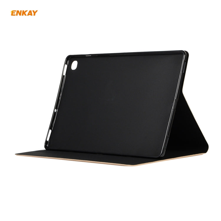 For Samsung Galaxy Tab A7 10.4 T500 / T505 2020 / 2022 ENKAY Horizontal Flip PU Leather + TPU Smart Case with Holder & Sleep / Wake-up Function(Dark Blue) - Other Galaxy Tab PC by ENKAY | Online Shopping UK | buy2fix