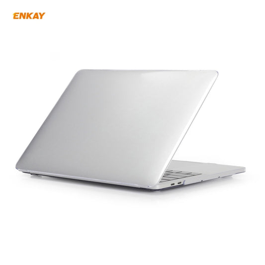 ENKAY 3 in 1 Crystal Laptop Protective Case + US Version TPU Keyboard Film + Anti-dust Plugs Set for MacBook Pro 13.3 inch A1708 (without Touch Bar)(Transparent) by ENKAY