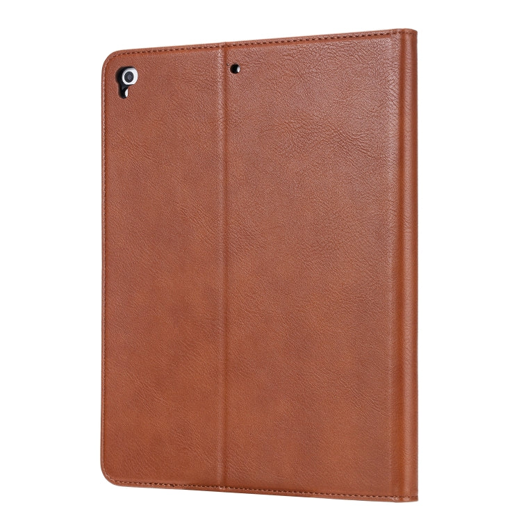 Knead Skin Texture Horizontal Flip Leather Case for iPad 9.7 2018 / 2017 / Air / Air 2/Pro 9.7, with Photo Frame & Holder & Card Slots & Wallet(Brown) - iPad Pro 9.7 inch Cases by buy2fix | Online Shopping UK | buy2fix