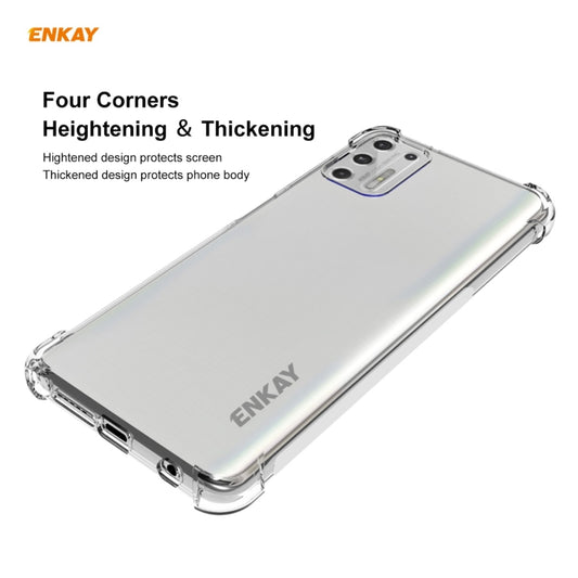 For Motorola Moto G Stylus 2021 Hat-Prince ENKAY Clear TPU Shockproof Case Soft Anti-slip Cover by ENKAY