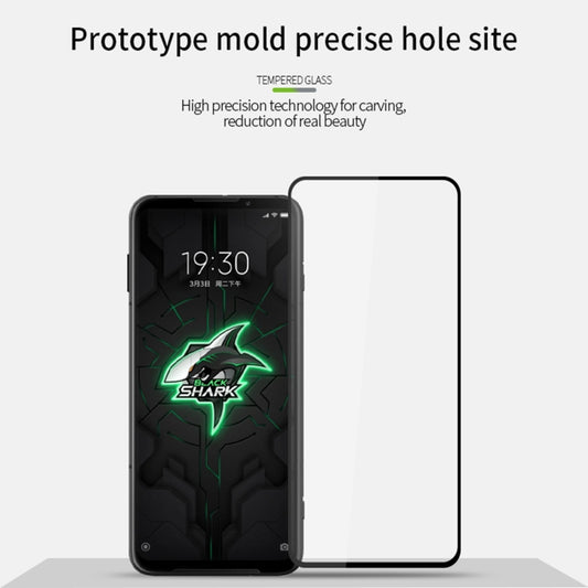 For Xiaomi Black Shark 4 / 4 Pro MOFI 9H 2.5D Full Screen Tempered Glass Film(Black) by MOFI