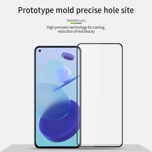For Xiaomi Mi 11 Lite MOFI 9H 3D Explosion-proof Curved Screen Tempered Glass Film(Black) by MOFI