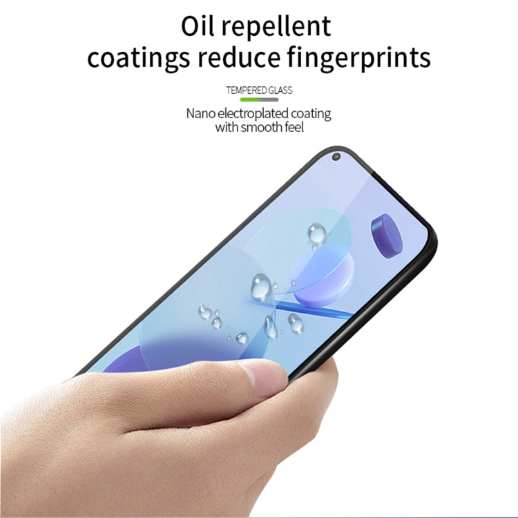 For Xiaomi Mi 11 Lite PINWUYO 9H 3D Curved Full Screen Explosion-proof Tempered Glass Film(Black) - by PINWUYO | Online Shopping UK | buy2fix