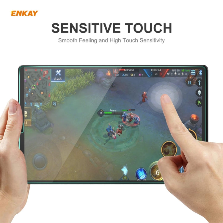 For Lenovo Tab M10 Plus TB-X606F ENKAY Hat-Prince 0.33mm 9H Surface Hardness 2.5D Explosion-proof Tempered Glass Protector Film - Others by ENKAY | Online Shopping UK | buy2fix