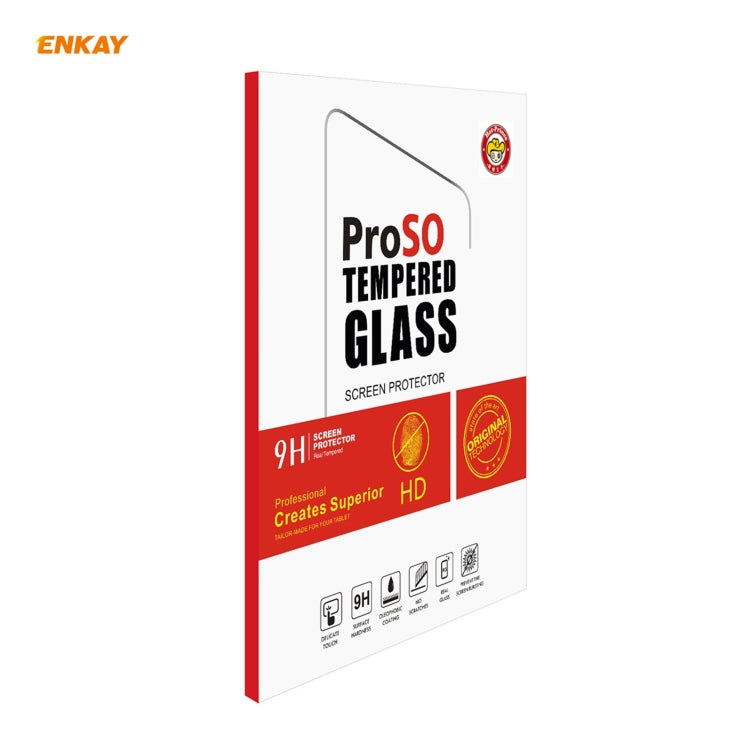 For Lenovo Tab M10 Plus TB-X606F ENKAY Hat-Prince 0.33mm 9H Surface Hardness 2.5D Explosion-proof Tempered Glass Protector Film - Others by ENKAY | Online Shopping UK | buy2fix