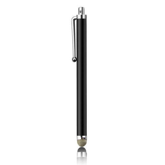 AT-19 Silver Fiber Pen Tip Stylus Capacitive Pen Mobile Phone Tablet Universal Touch Pen(Black) by buy2fix