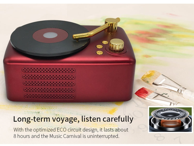 T12 Retro Style Bluetooth Speaker, Built-in High-sensitivity FM Receiving Antenna, Long-Term Voyage - Desktop Speaker by buy2fix | Online Shopping UK | buy2fix