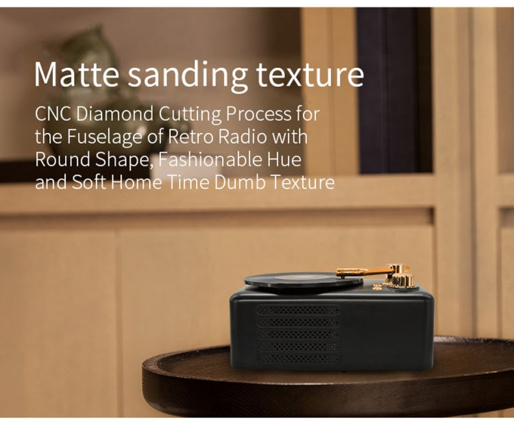 T12 Retro Style Bluetooth Speaker, Built-in High-sensitivity FM Receiving Antenna, Long-Term Voyage - Desktop Speaker by buy2fix | Online Shopping UK | buy2fix