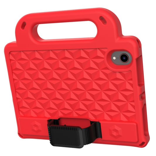 For iPad mini 6 Diamond Series EVA Anti-Fall Shockproof Sleeve Protective Shell Tablet Case with Holder & Strap(Red) - iPad mini 6 Cases by buy2fix | Online Shopping UK | buy2fix