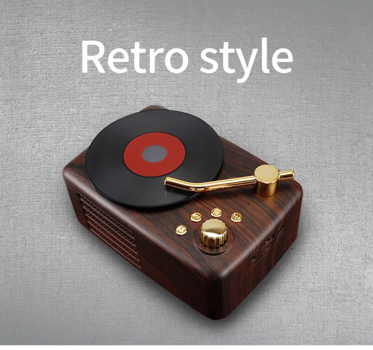 Retro style,built-in high-sensitivity FM receiving antenna,long-term voyage - Desktop Speaker by buy2fix | Online Shopping UK | buy2fix