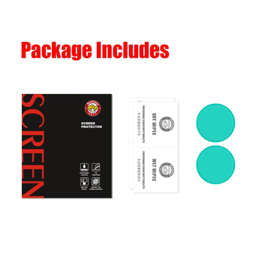 2 PCS For Samsung Galaxy Watch4 Classic 42mm ENKAY Hat-Prince Crystal Screen Protector Anti-scratch Watch Film by ENKAY