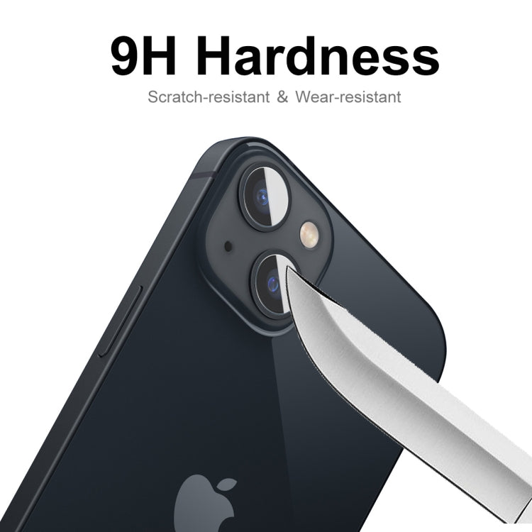For iPhone 13 10 Set ENKAY Hat-Prince Case Friendly Tempered Glass Camera Lens Film Anti-Scratch Protector - iPhone 13 Tempered Glass by ENKAY | Online Shopping UK | buy2fix