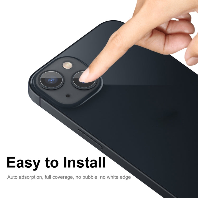 For iPhone 13 10 Set ENKAY Hat-Prince Case Friendly Tempered Glass Camera Lens Film Anti-Scratch Protector - iPhone 13 Tempered Glass by ENKAY | Online Shopping UK | buy2fix