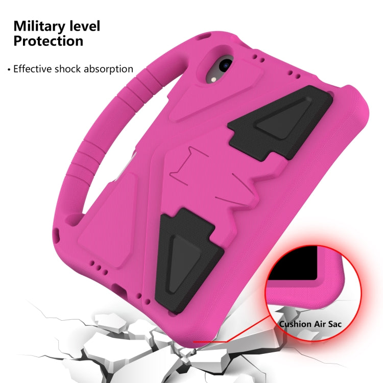 For iPad mini 6 / mini 2024 EVA Shockproof Tablet Case with Holder(Rose Red) - iPad mini 6 Cases by buy2fix | Online Shopping UK | buy2fix