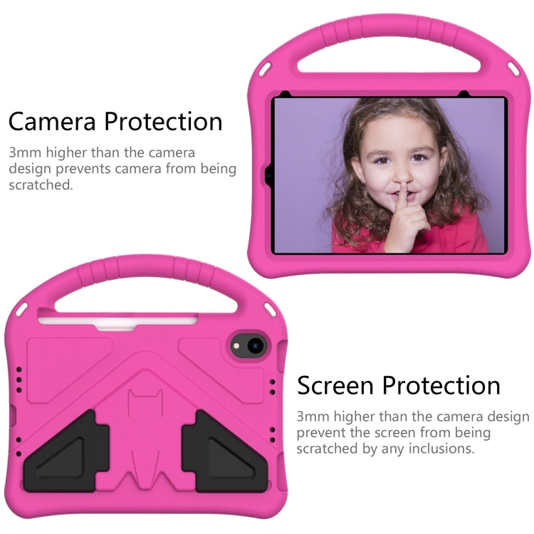 For iPad mini 6 / mini 2024 EVA Shockproof Tablet Case with Holder(Rose Red) - iPad mini 6 Cases by buy2fix | Online Shopping UK | buy2fix