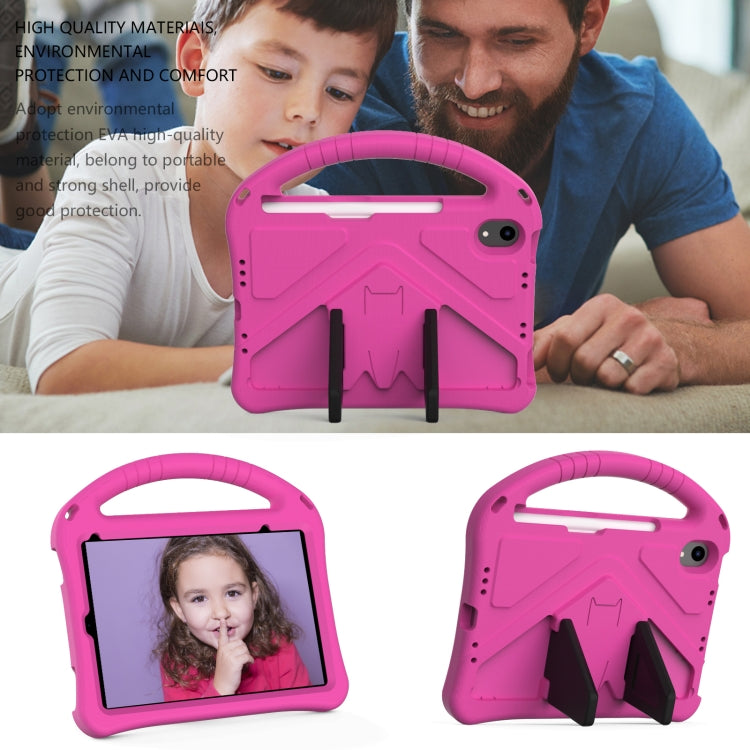 For iPad mini 6 / mini 2024 EVA Shockproof Tablet Case with Holder(Rose Red) - iPad mini 6 Cases by buy2fix | Online Shopping UK | buy2fix