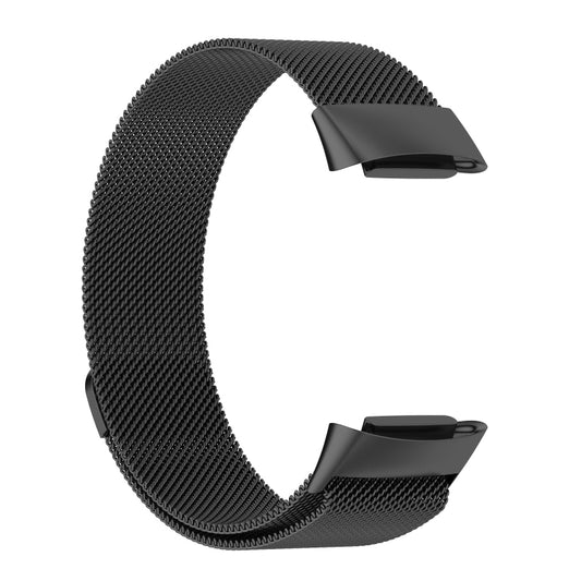 Milano Magnetic Metal Watch Band for Fitbit Charge 5(Black) by buy2fix
