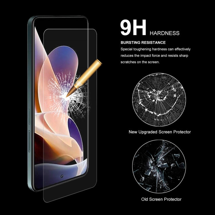 10 PCS For Xiaomi Redmi Note 11 Pro / Note 11 Pro+ ENKAY Hat-Prince 0.26mm 9H 2.5D Curved Edge Tempered Glass Screen Protector - by PINWUYO | Online Shopping UK | buy2fix
