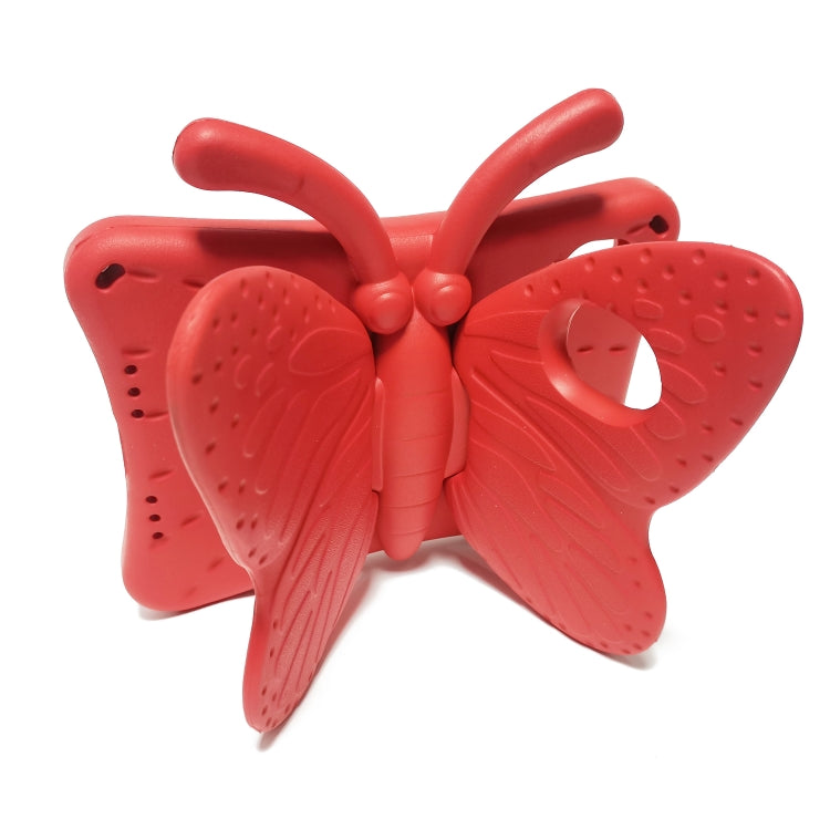 For iPad mini 6 / mini 2024 Butterfly Bracket EVA Shockproof Tablet Case(Red) - iPad mini 6 Cases by buy2fix | Online Shopping UK | buy2fix