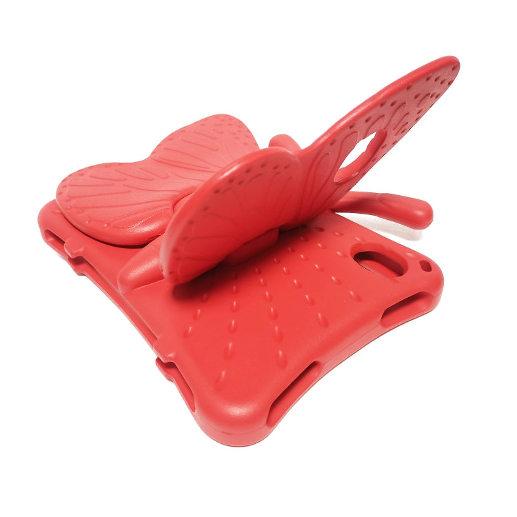 For iPad mini 6 / mini 2024 Butterfly Bracket EVA Shockproof Tablet Case(Red) - iPad mini 6 Cases by buy2fix | Online Shopping UK | buy2fix