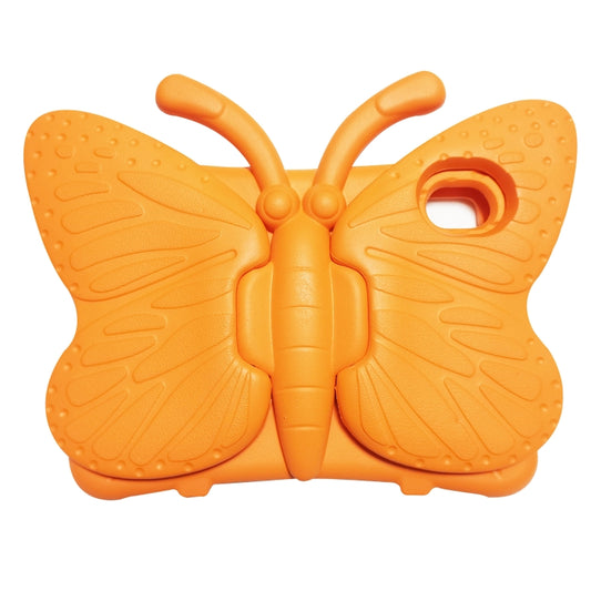 For iPad mini 6 / mini 2024 Butterfly Bracket EVA Shockproof Tablet Case(Orange) - iPad mini 6 Cases by buy2fix | Online Shopping UK | buy2fix
