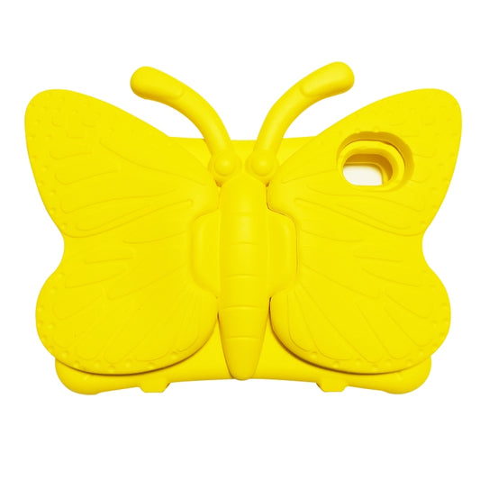 For iPad mini 6 / mini 2024 Butterfly Bracket EVA Shockproof Tablet Case(Yellow) - iPad mini 6 Cases by buy2fix | Online Shopping UK | buy2fix