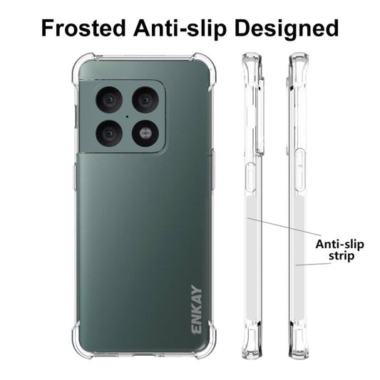 For OnePlus 10 Pro 5G ENKAY Transparent TPU Shockproof Case by ENKAY