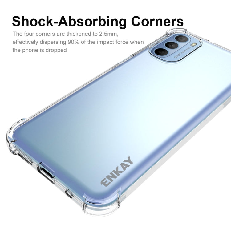 For Motorola Moto G31 4G / G41 4G ENKAY Transparent TPU Shockproof Case - Motorola Cases by ENKAY | Online Shopping UK | buy2fix