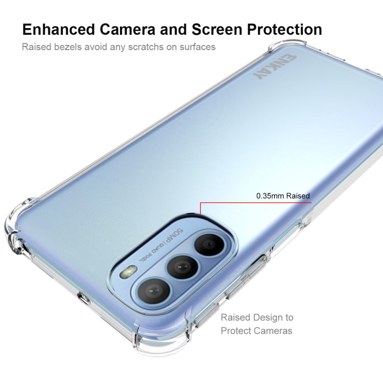 For Motorola Moto G31 4G / G41 4G ENKAY Transparent TPU Shockproof Case - Motorola Cases by ENKAY | Online Shopping UK | buy2fix