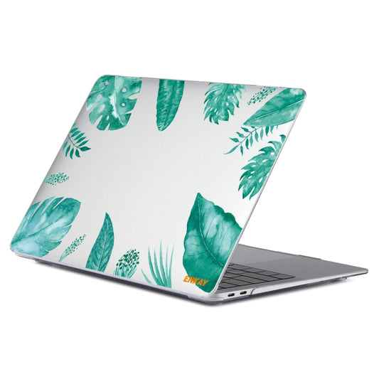 ENKAY Hat-Prince Forest Series Pattern Laotop Protective Crystal Case for MacBook Pro 13.3 inch A2251 / A2289 / A2338 2020(Green Leaf Pattern) by ENKAY