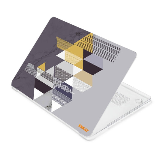 ENKAY Hat-Prince Geometry Pattern Laotop Protective Crystal Case for MacBook Pro 14.2 inch A2442 2021/A2779 2023/14 inch A3434 2025 (M5)(Geometry No.1) by ENKAY