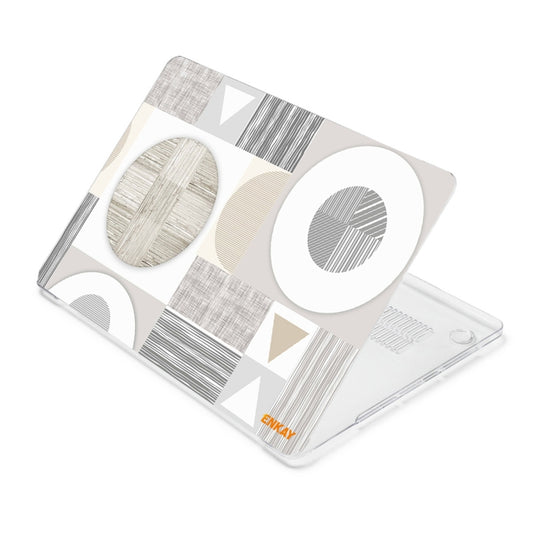 ENKAY Hat-Prince Geometry Pattern Laotop Protective Crystal Case for MacBook Pro 13.3 inch A1706 / A1708 / A1989 / A2159(Geometry No.3) by ENKAY