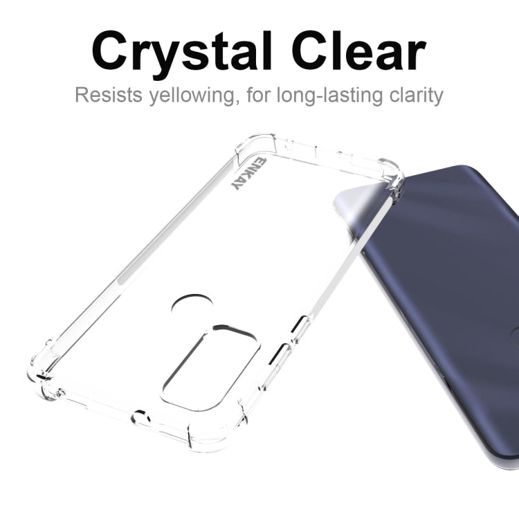 For Motorola G Pure ENKAY Transparent TPU Shockproof Case - Motorola Cases by ENKAY | Online Shopping UK | buy2fix