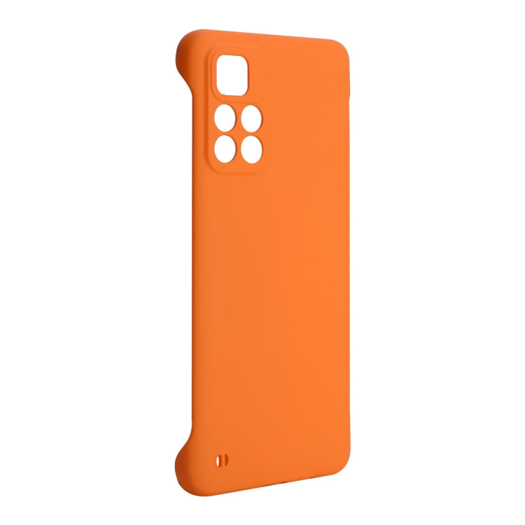 For Xiaomi Redmi Note 11 5G / Note 11T 5G Global / Note 11S 5G / Poco M4 Pro 5G Global ENKAY Matte Frameless Hard PC Phone Case(Orange) - Xiaomi Cases by ENKAY | Online Shopping UK | buy2fix