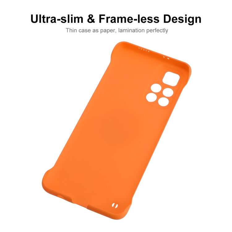 For Xiaomi Redmi Note 11 5G / Note 11T 5G Global / Note 11S 5G / Poco M4 Pro 5G Global ENKAY Matte Frameless Hard PC Phone Case(Orange) - Xiaomi Cases by ENKAY | Online Shopping UK | buy2fix