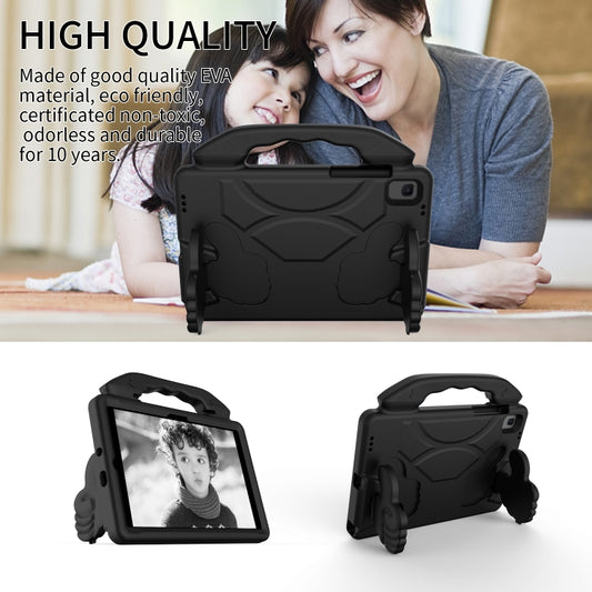 For Samsung Galaxy Tab A8 10.5 2021 X200 / X205 Thumb Bracket EVA Shockproof Tablet Case(Black) - Other Galaxy Tab PC by buy2fix | Online Shopping UK | buy2fix