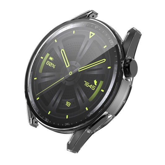 For Huawei Watch GT 3 46mm ENKAY PC Frame + Tempered Glass Protector Composite Case(Transparent) by ENKAY